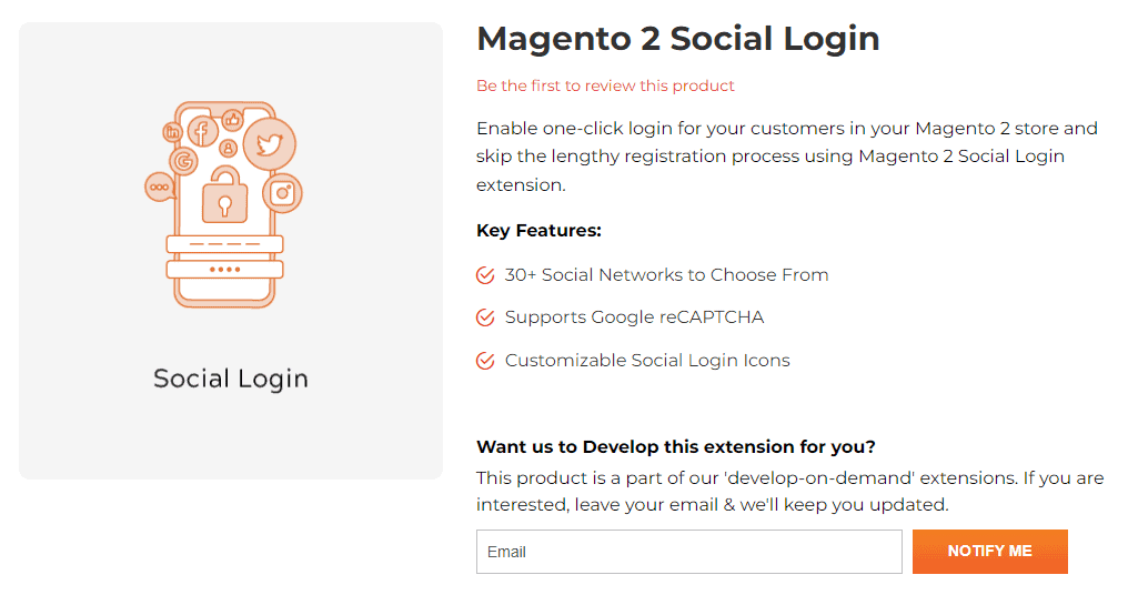Magento 2 Social Login extension