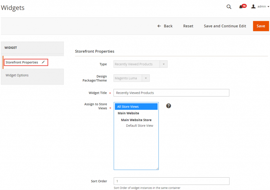 4_Storefront Properties