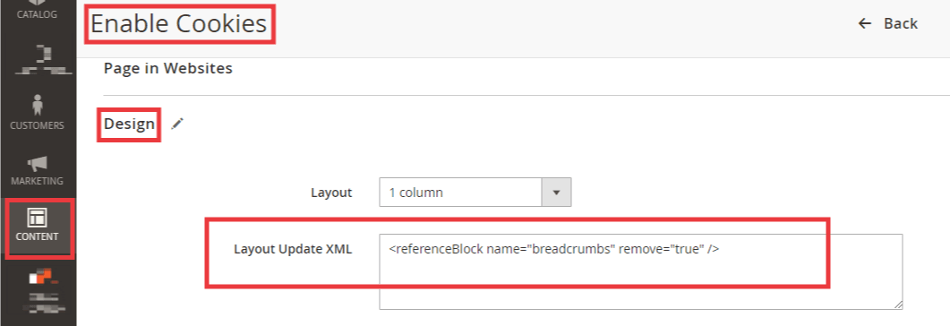 Remove Breadcrumbs for CMS pages in Magento 2