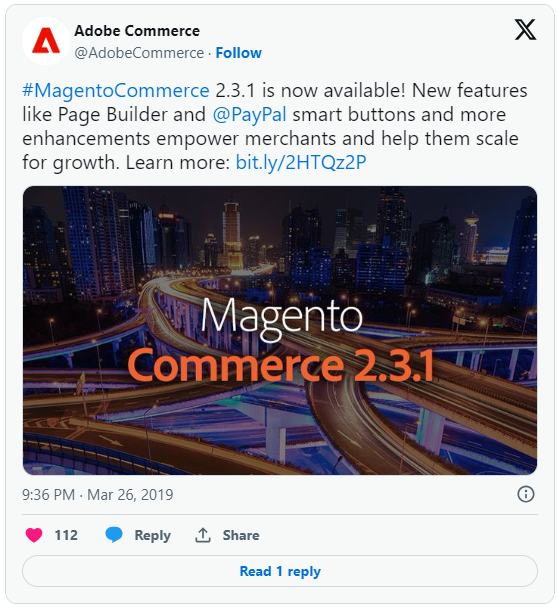 Magento 2.3.1 is Now Available