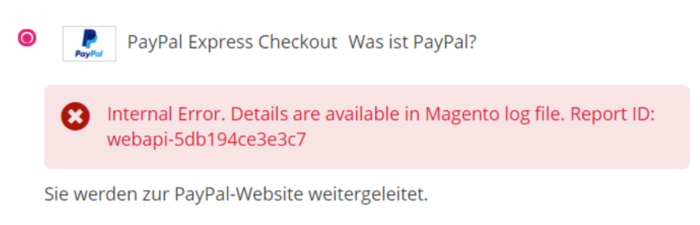 PayPal issue in Magento 2.3.3 checkout