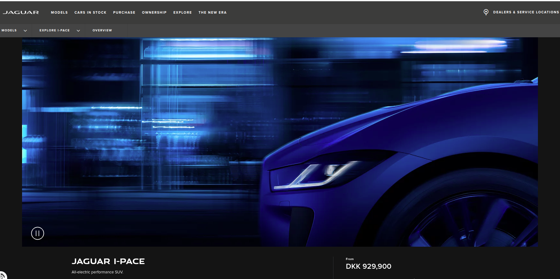 Jaguar Store Using Magento Platform