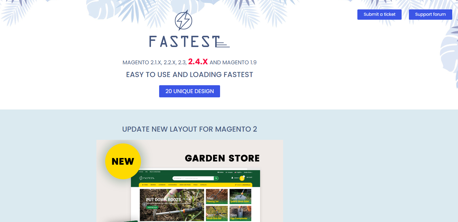 Fastest Magento 2 Theme