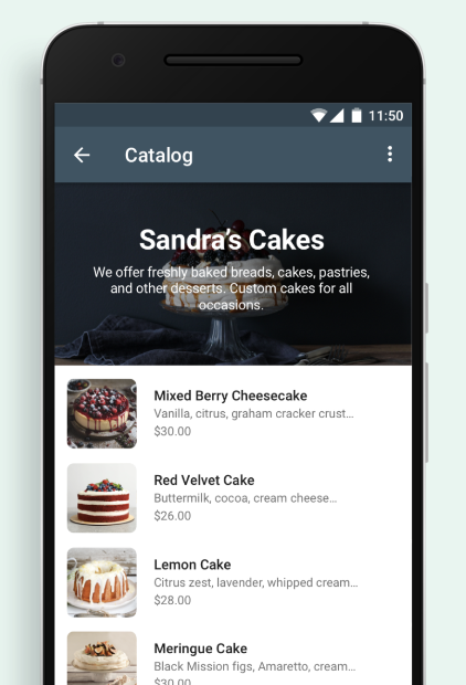 Create catalog - Tips for WhatsApp Business