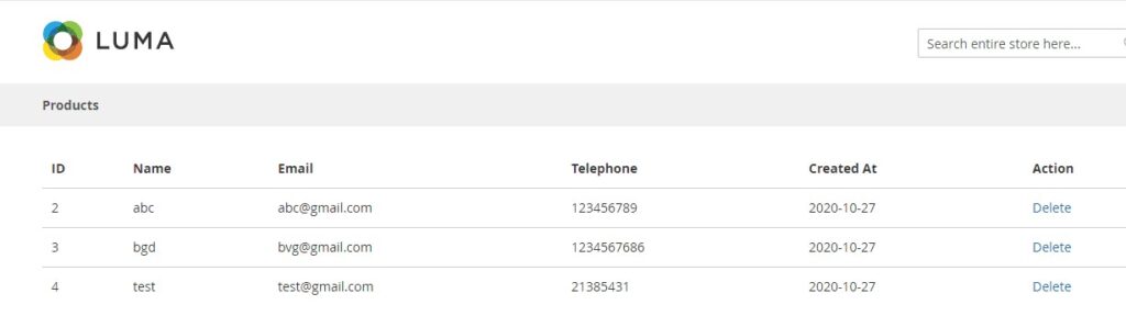 How to Add 'Delete Column' in Magento 2