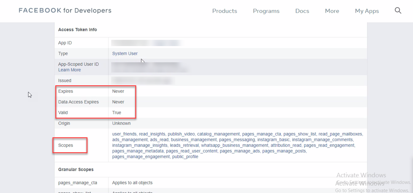 get access token step 13