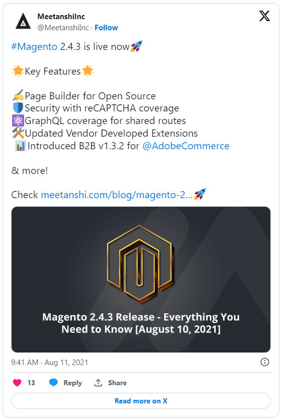 Magento 2.4.3 Release - Everything You Need to Know [August 10, 2021] 1