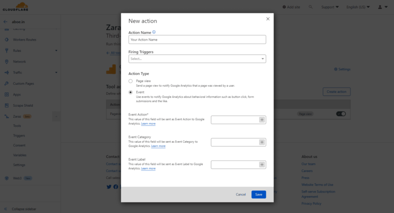 14_Google Analytics With Cloudflare Zaraz