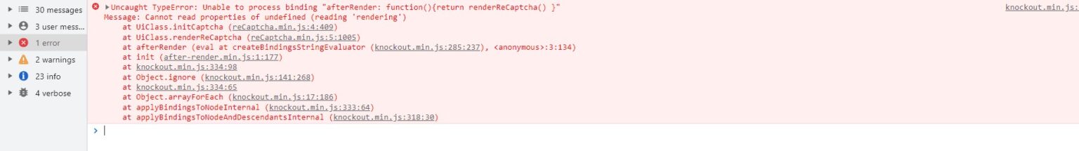 Uncaught TypeError: Unable to Process Binding renderReCaptcha in Magento 2.4.3