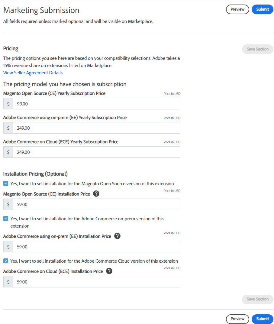 Submit Extension to Magento Marketplace Marketing