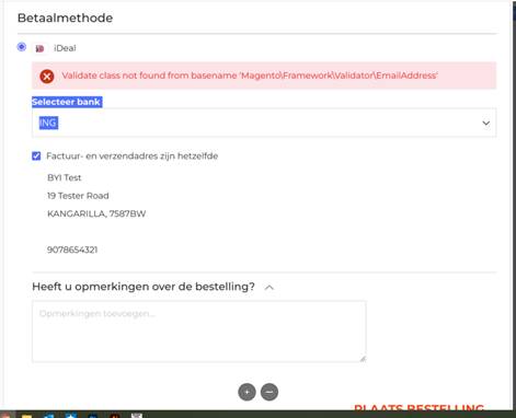 The error ‘Validate Class not Found from Baseame’ in Magento