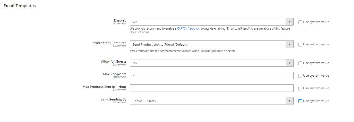 setup Email Refer a Friend in Magento 2