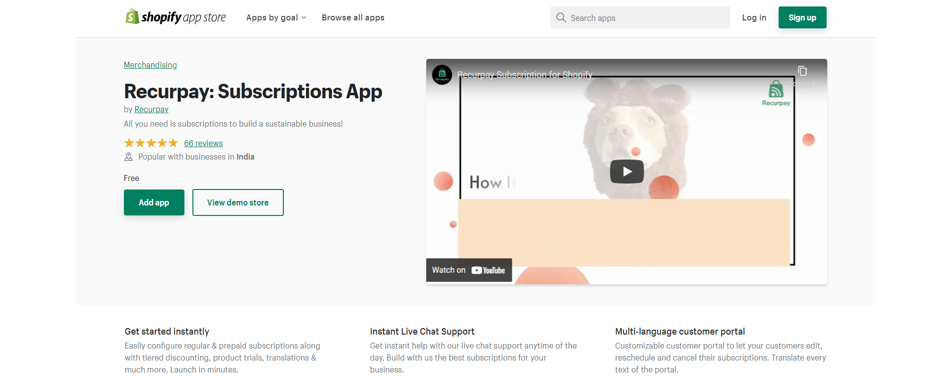Recurpay Subscriptions App for Shopify
