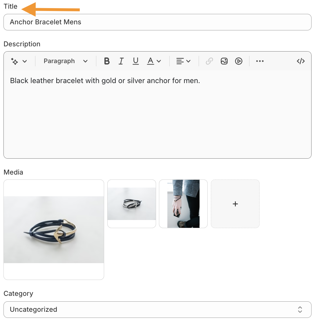 Add SEO friendly product details