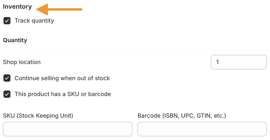 Manage your inventory information