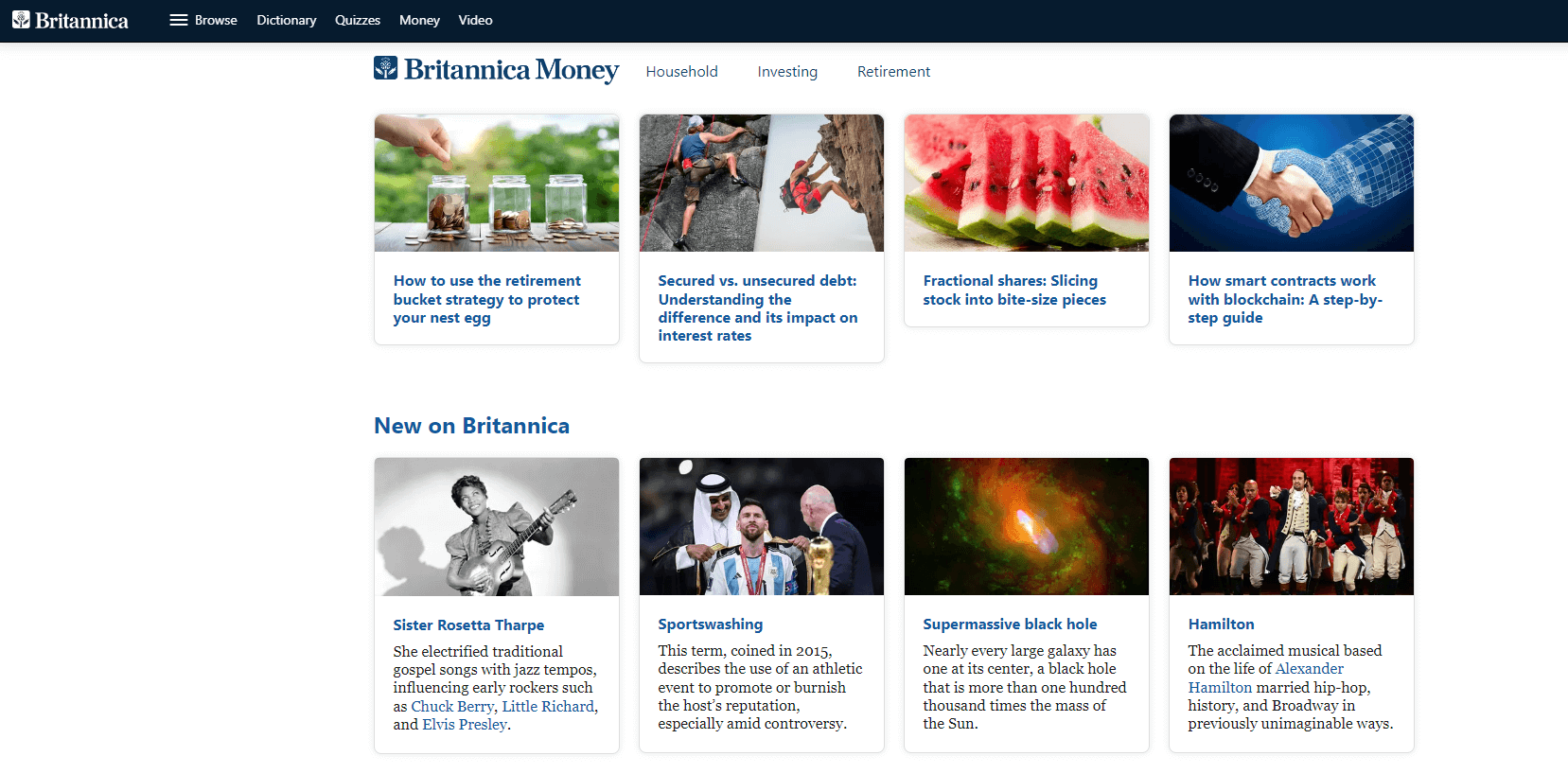 Britannica - Brand using Shopify