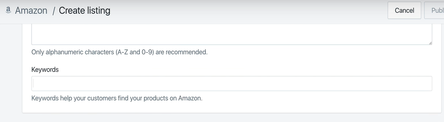 Create your Amazon listing
