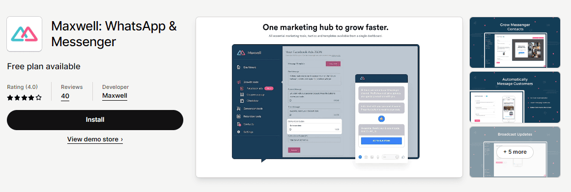 Maxwell: WhatsApp & Messenger