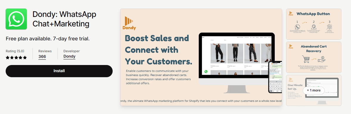 Dondy: WhatsApp Chat+Marketing