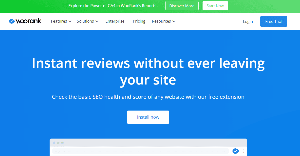 WooRank - best chrome extension for seo