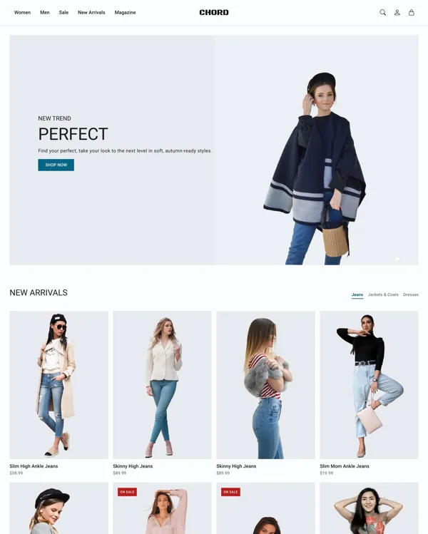 Chord - Best Shopify Themes For Services
