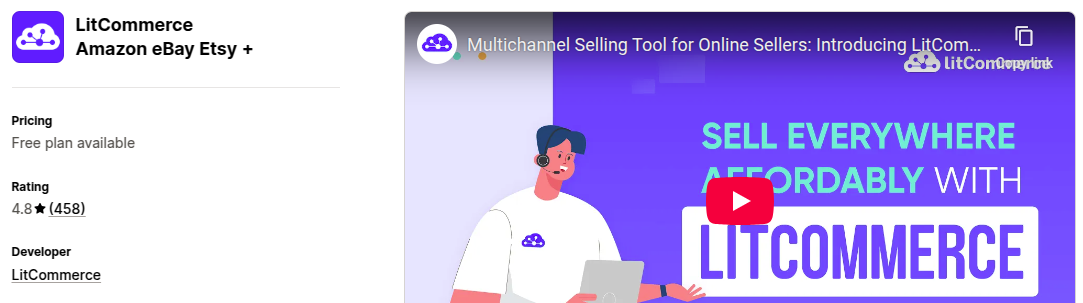 LitCommerce Amazon eBay Etsy Plus