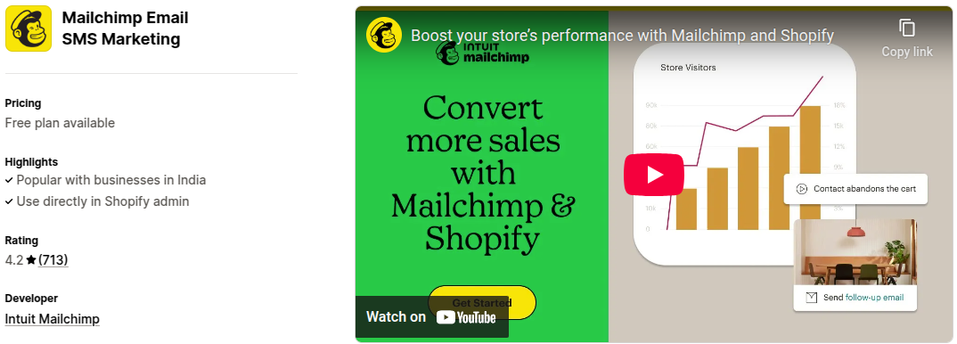 Mailchimp Email SMS Marketing