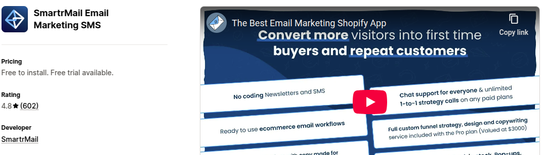 SmartrMail Email Marketing SMS