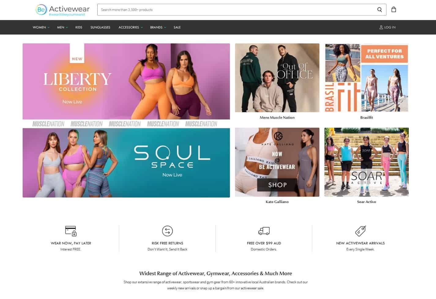 Home page of Activewear