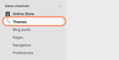 Shopify Theme Editor