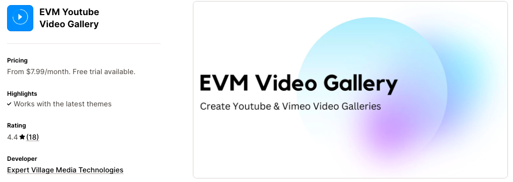 EVM YouTube Video Gallery