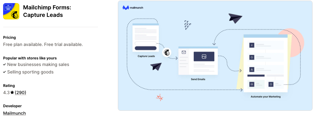 Mailchimp Forms: Capture Leads