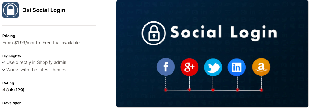  Oxi Social Login