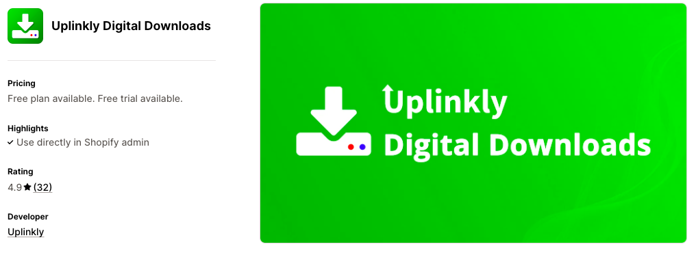 Uplinkly Digital Downloads