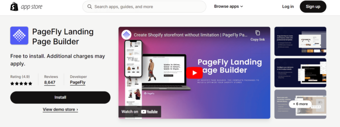 look for shopify stores on app store 700x261