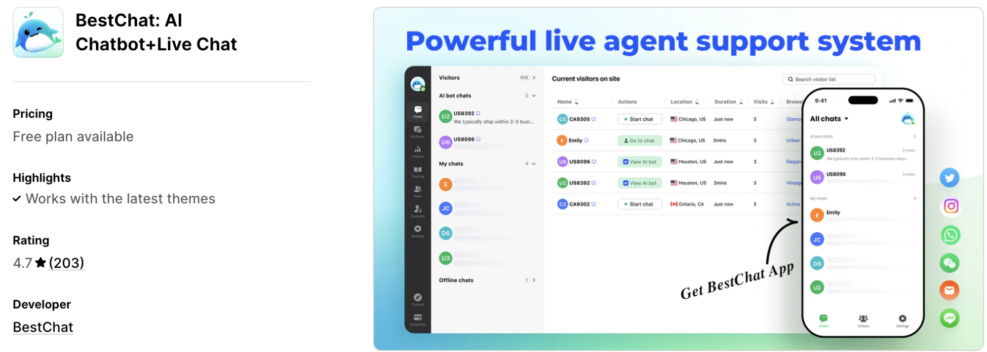Best Chat AI Chatbot Live Chat