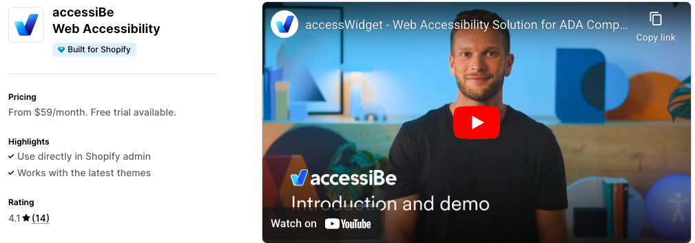 accessiBe Web Accessibility