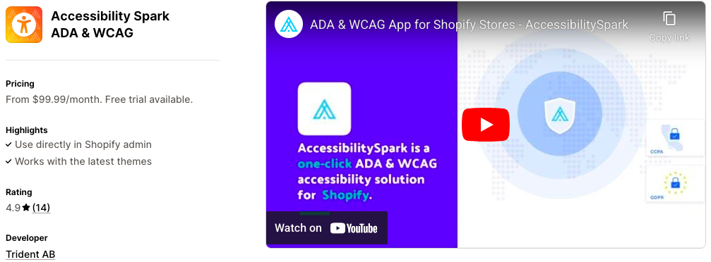 Accessibility Spark ADA & WCAG