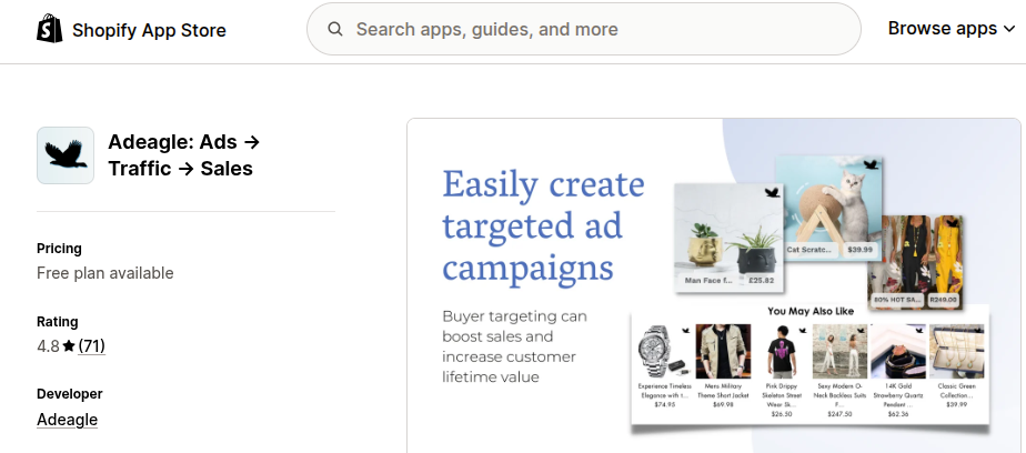 Adeagle: Get Traffic – AI Ads