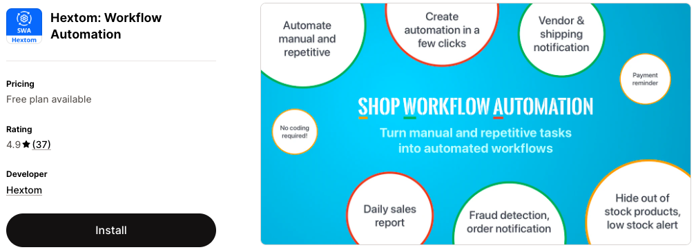 Hextom: Workflow Automation