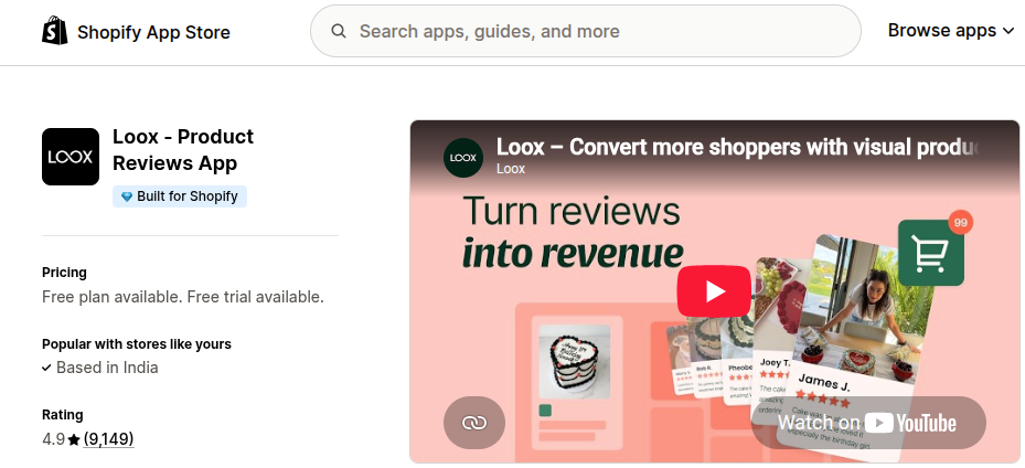 Loox ‑ Product Reviews App