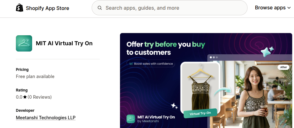 MIT AI Virtual Try On
