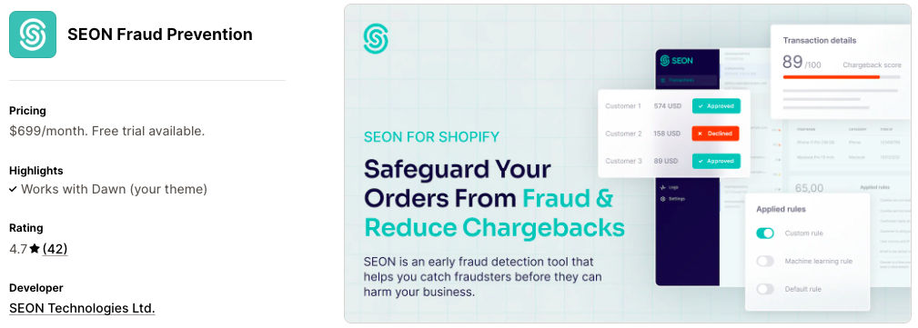 SEON Fraud Prevention