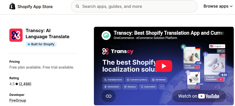 Transcy: AI Language Translate