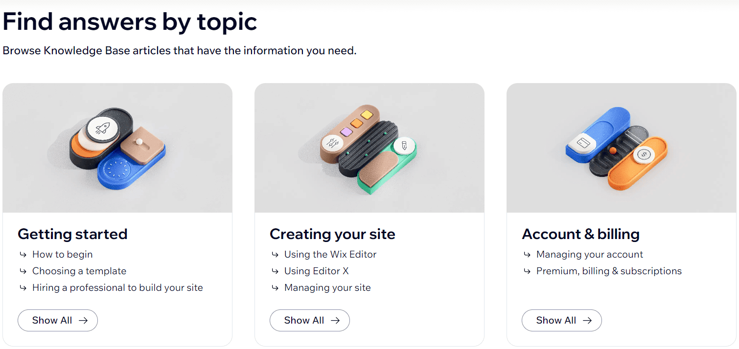 Wix help center