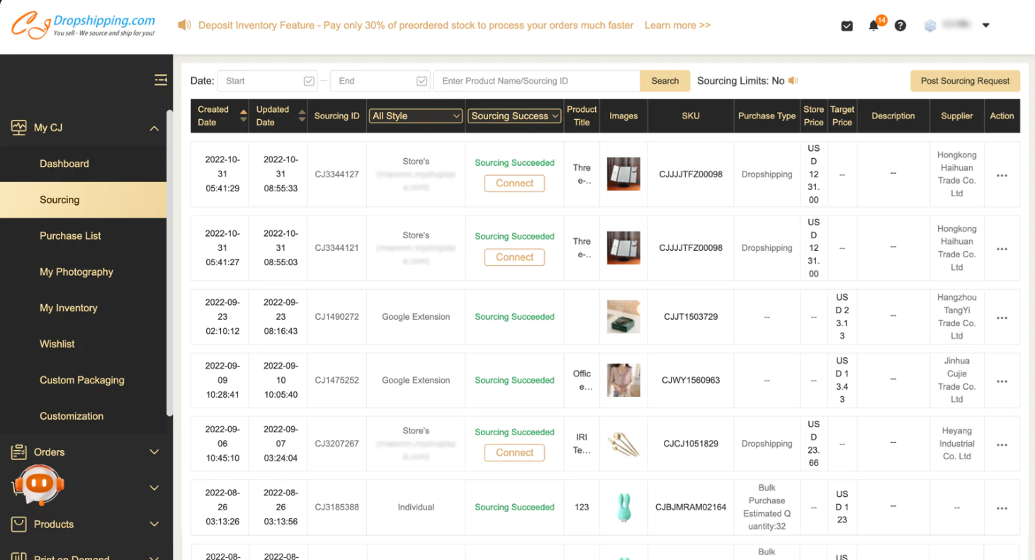 CJdropshipping - Alternative Oberlo