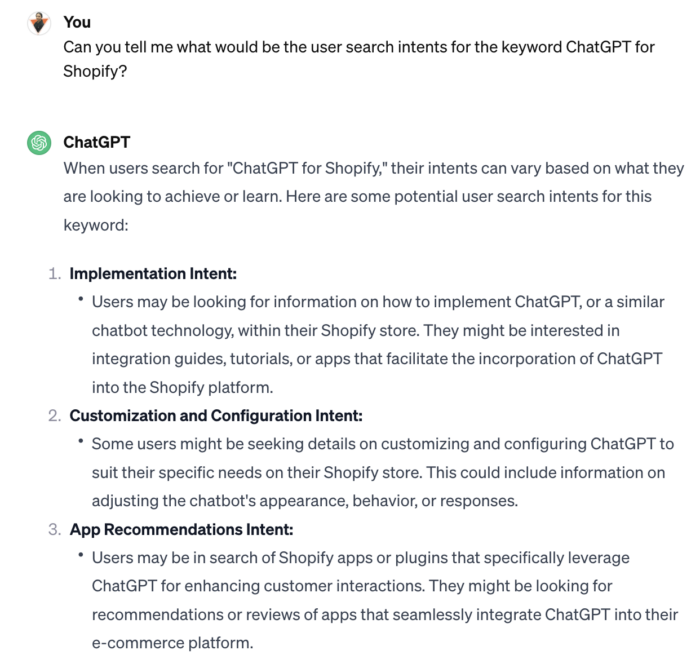 ChatGPT SEO prompt