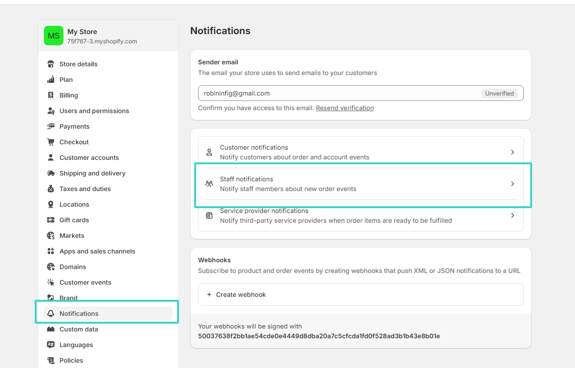 Customize notifications