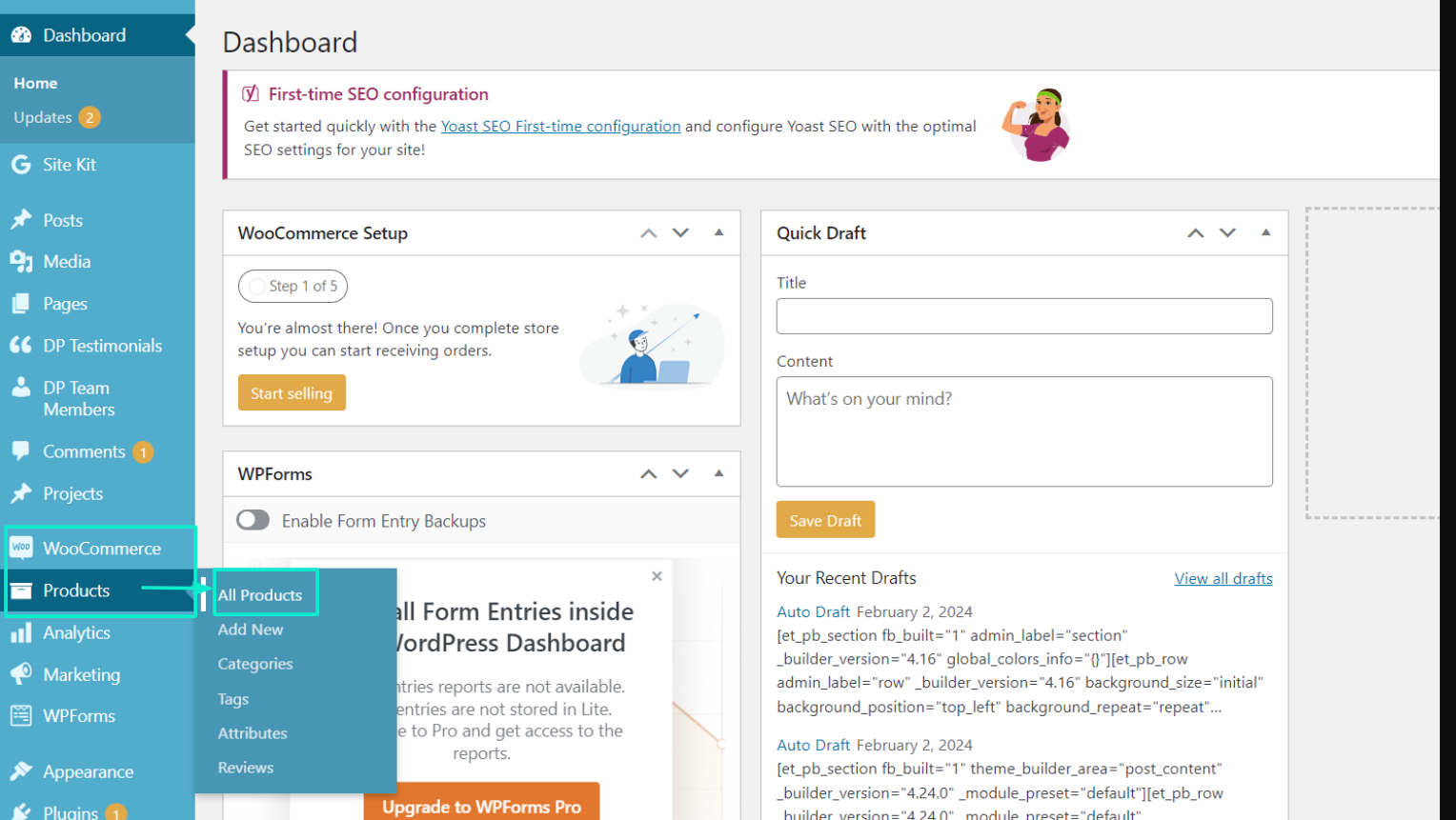 WooCommerce Products