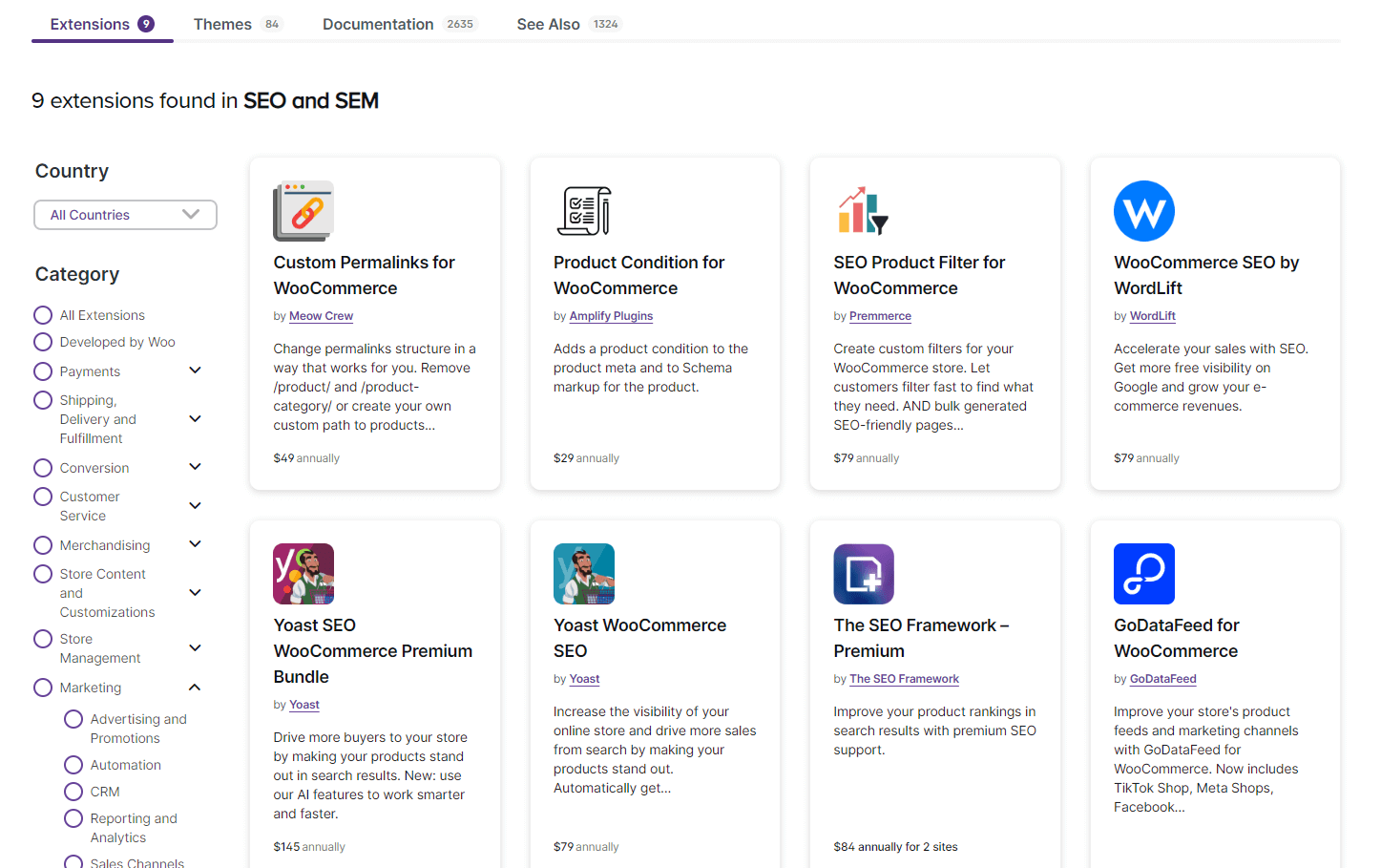 WooCommerce store